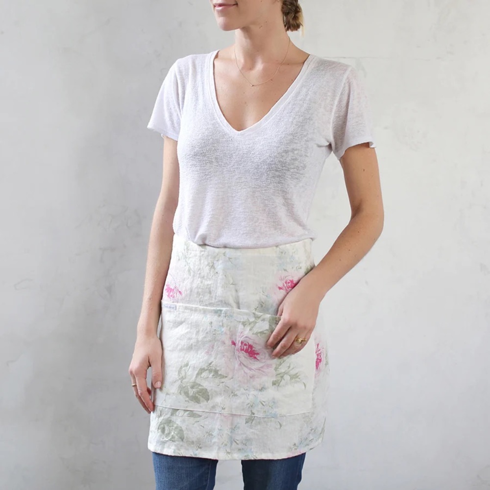 Rachel Ashwell Shabby Chic Couture Linen Apron BNWOT
